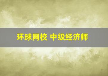 环球网校 中级经济师